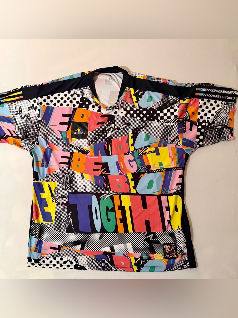 Adidas Shirt Men's L Tiro Pride Soccer Jersey Be Together Kris Andrew Athletic